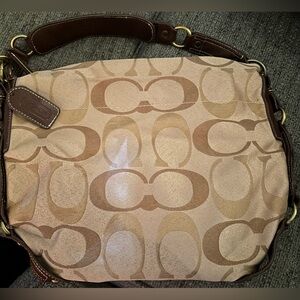 Vintage Coach Carly Signature Hobo shoulder bag